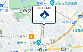 渋谷駅からのマップ